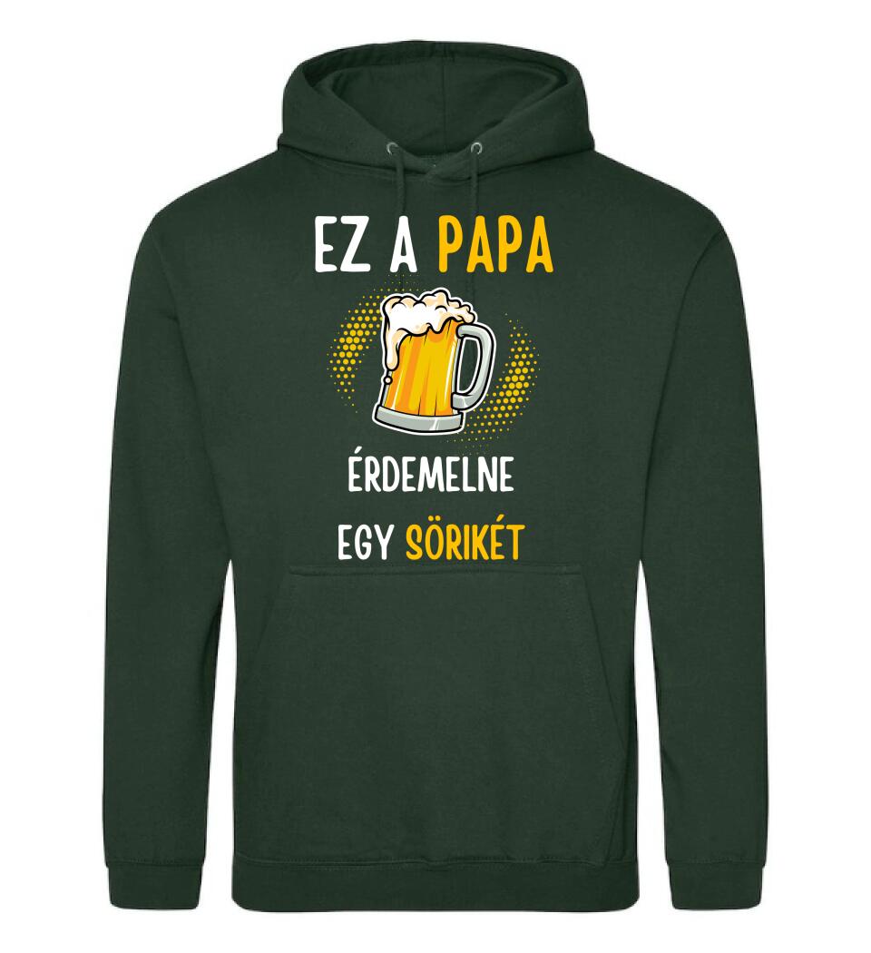 Papa sörikéje póló