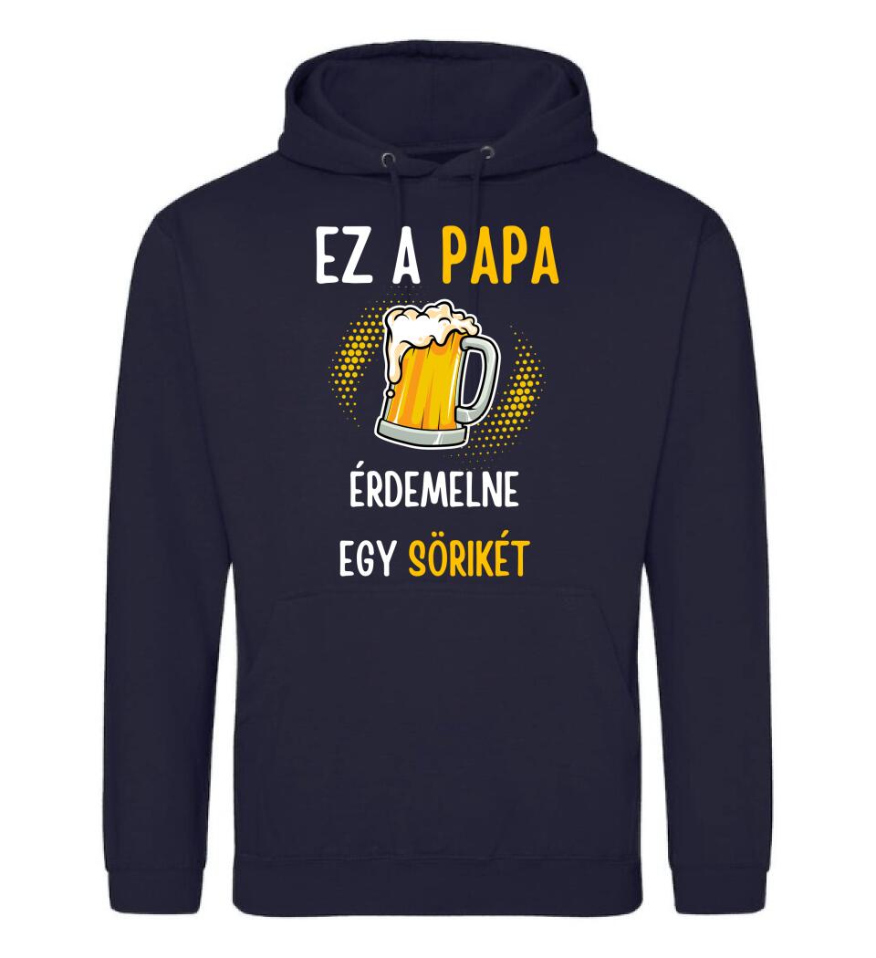 Papa sörikéje póló