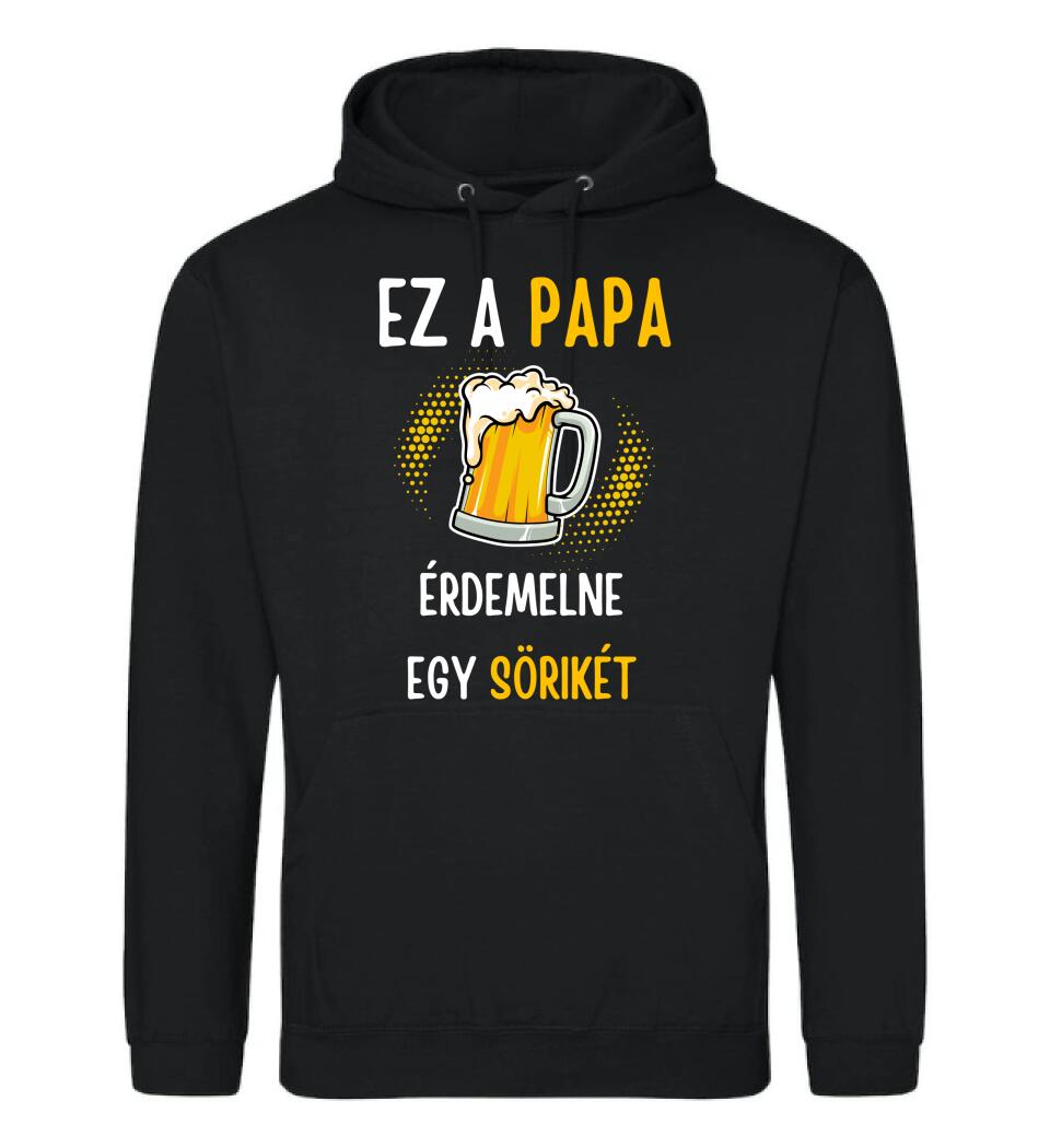 Papa sörikéje póló