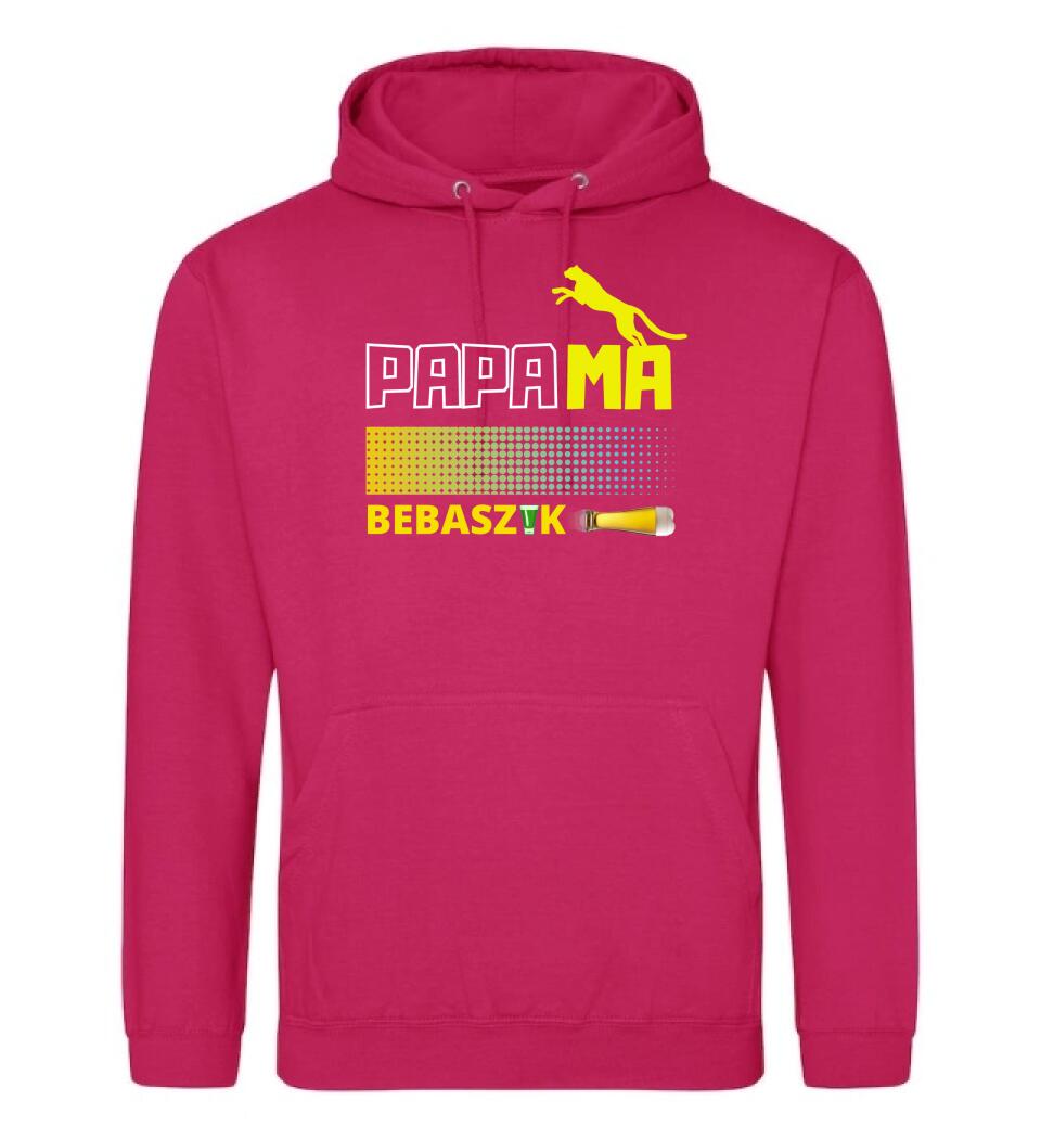 Papamabebaszik szines póló