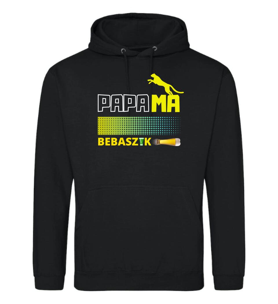 Papamabebaszik szines póló