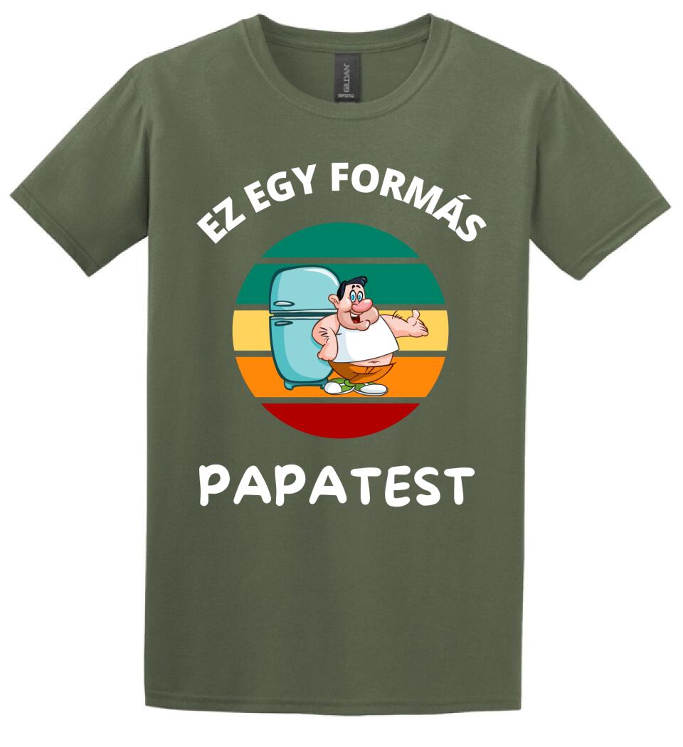 Papatest póló