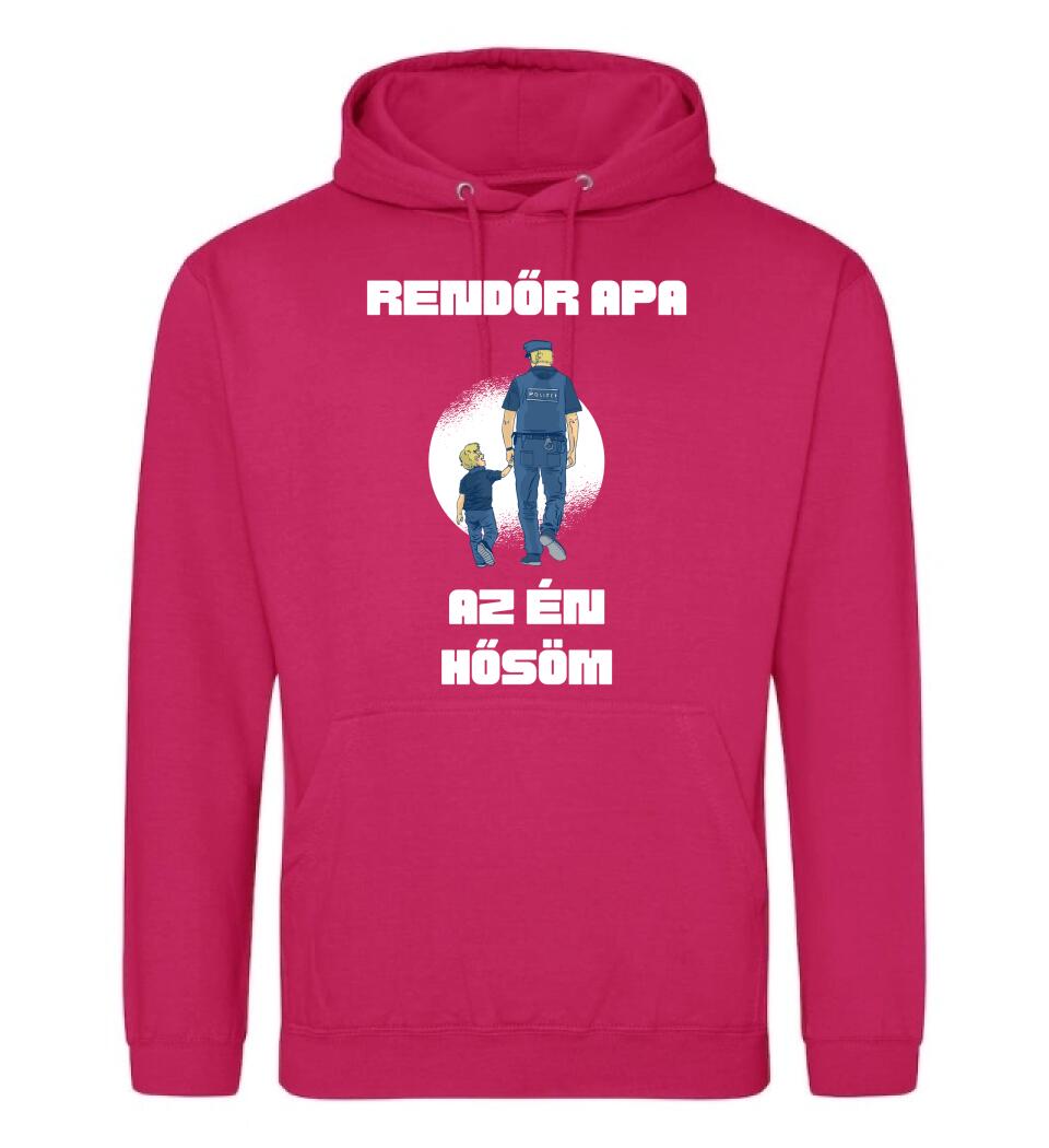 Rendőr apa hős póló