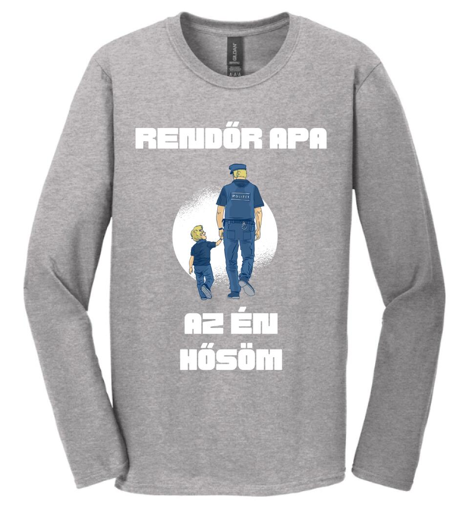 Rendőr apa hős póló