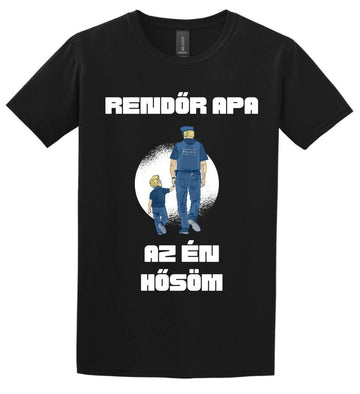 Rendőr apa hős póló