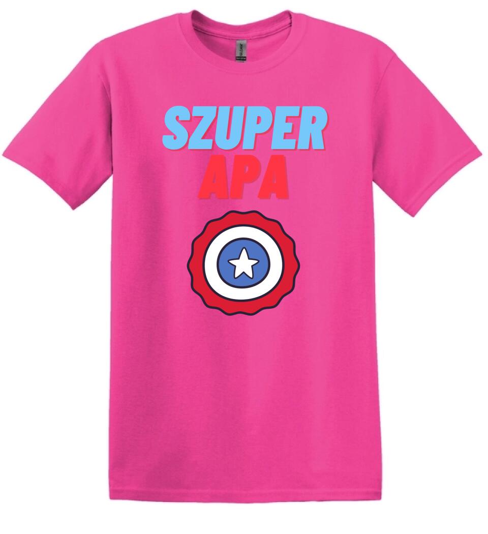 Szuper apa csillag póló
