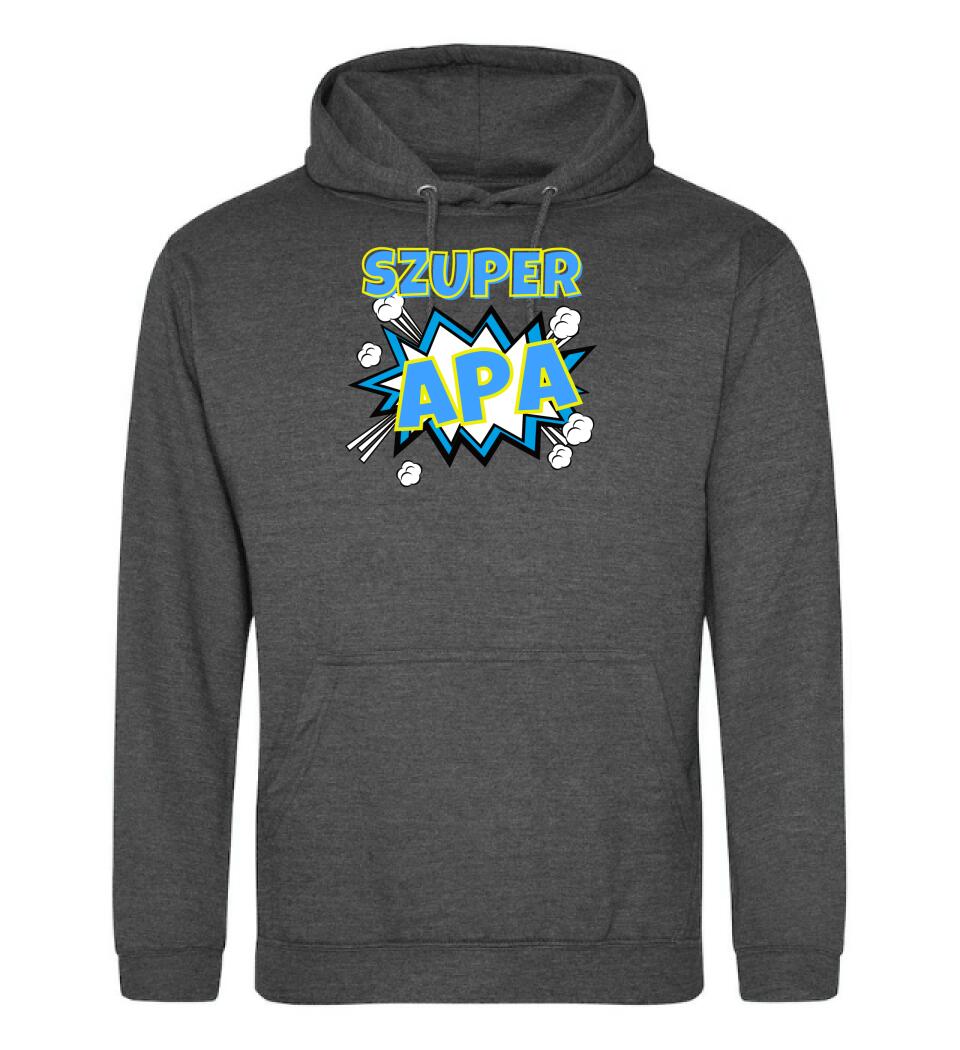 Szuper apa szines póló