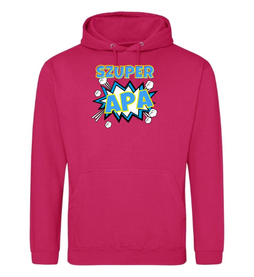 Szuper apa szines póló