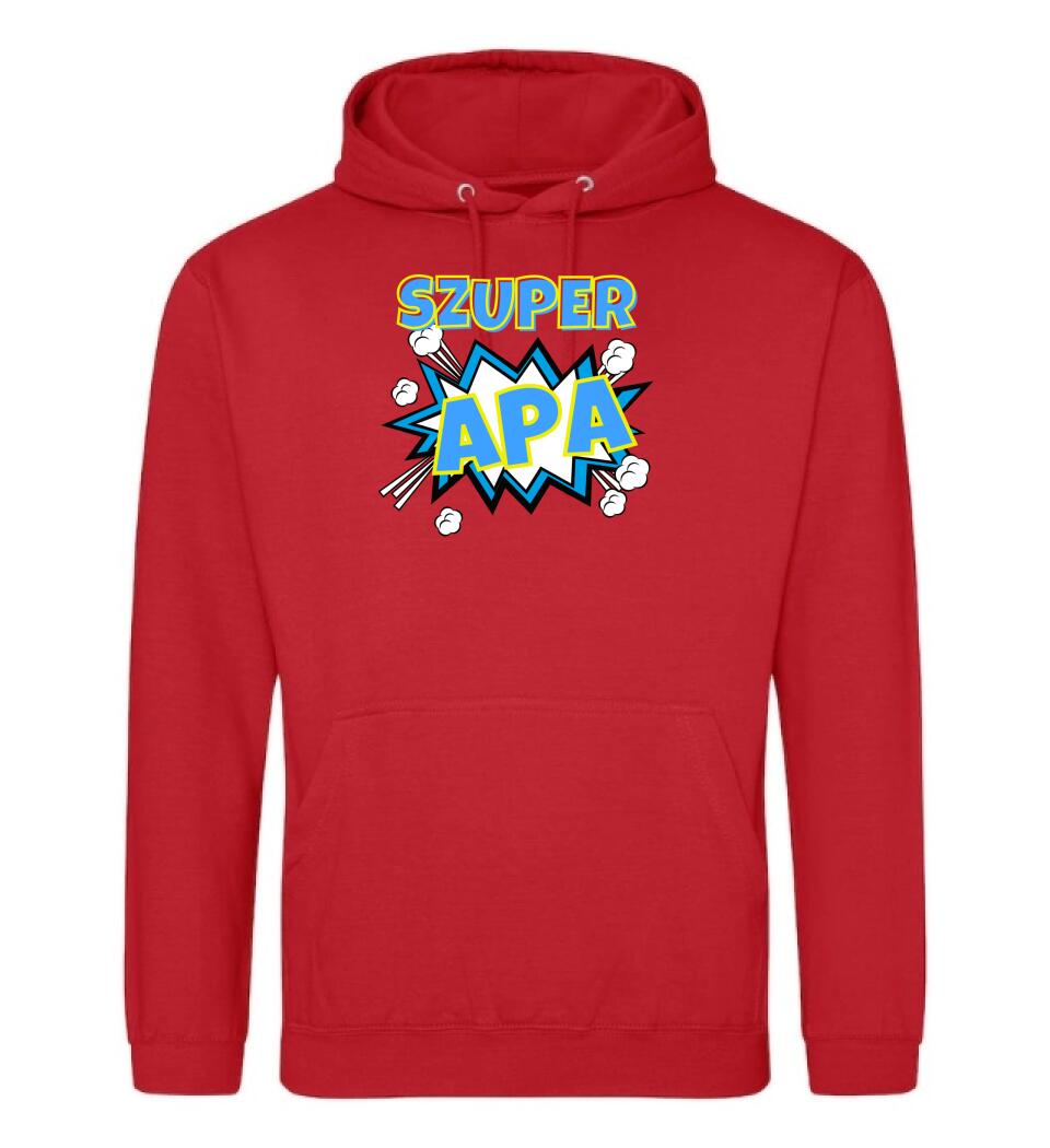Szuper apa szines póló