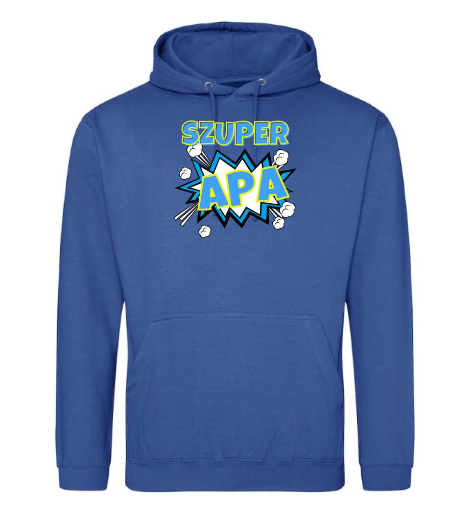 Szuper apa szines póló