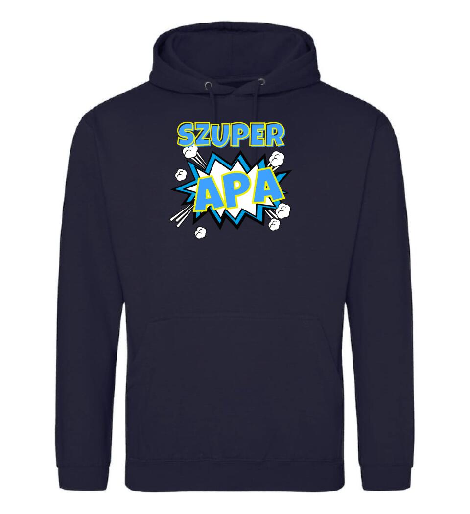 Szuper apa szines póló