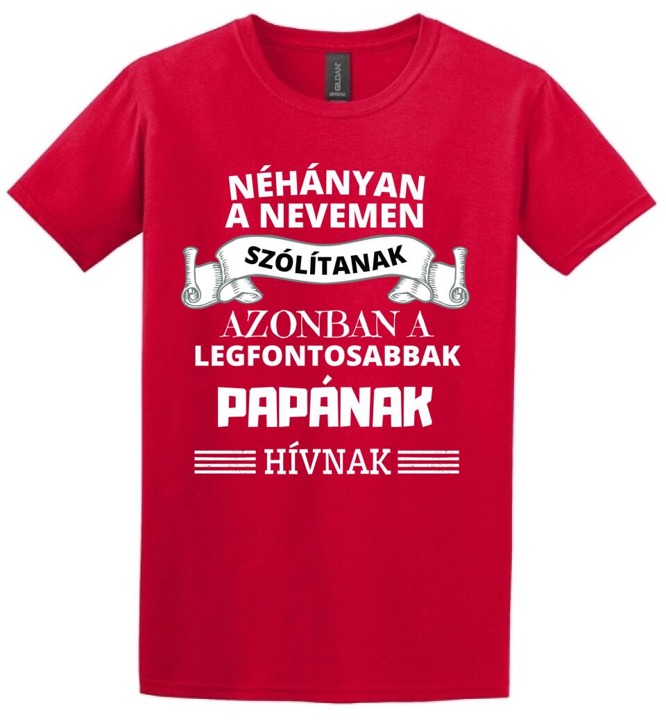 Néhányan papa póló