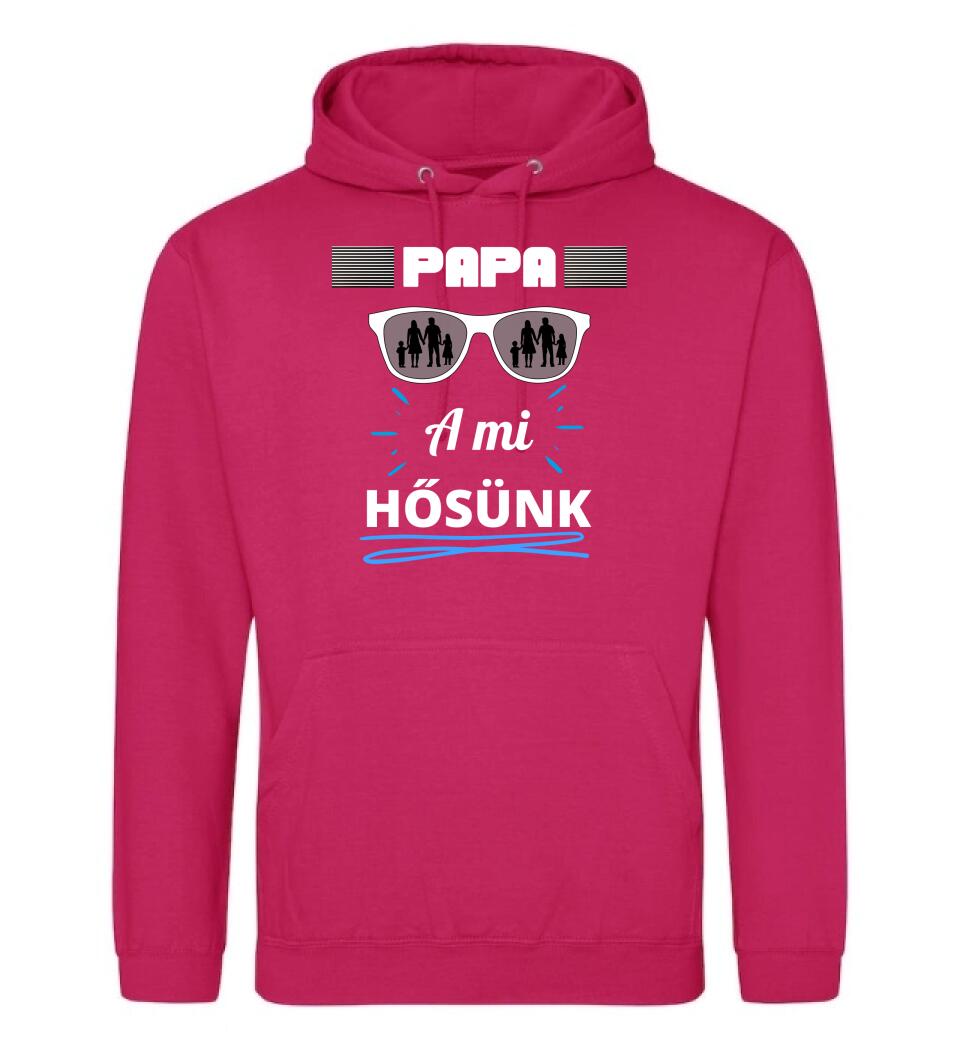 Papa a hősünk póló