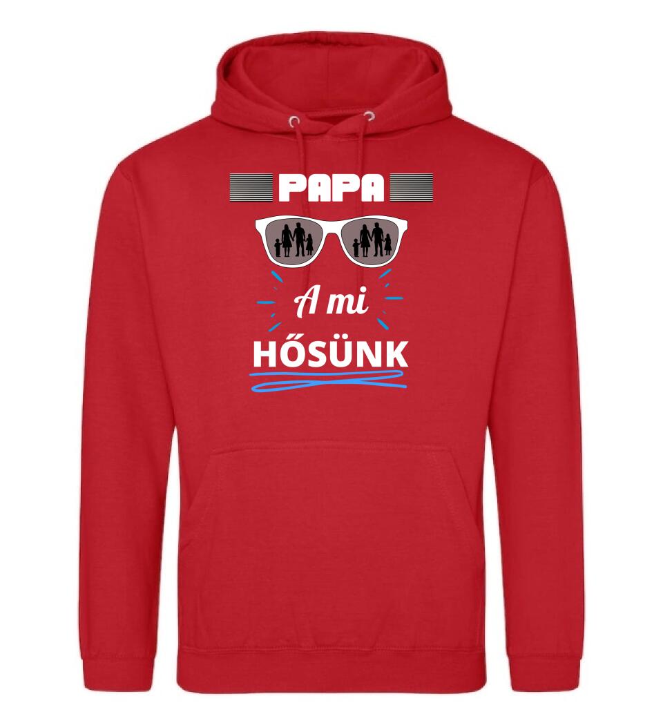 Papa a hősünk póló