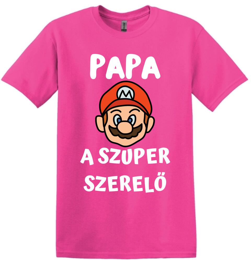 Papa a szerelő póló