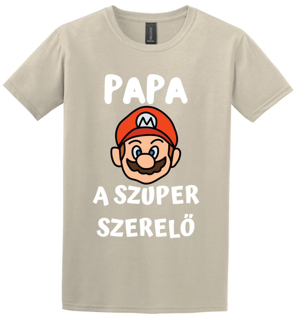 Papa a szerelő póló