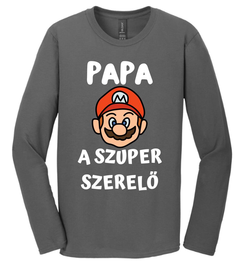 Papa a szerelő póló