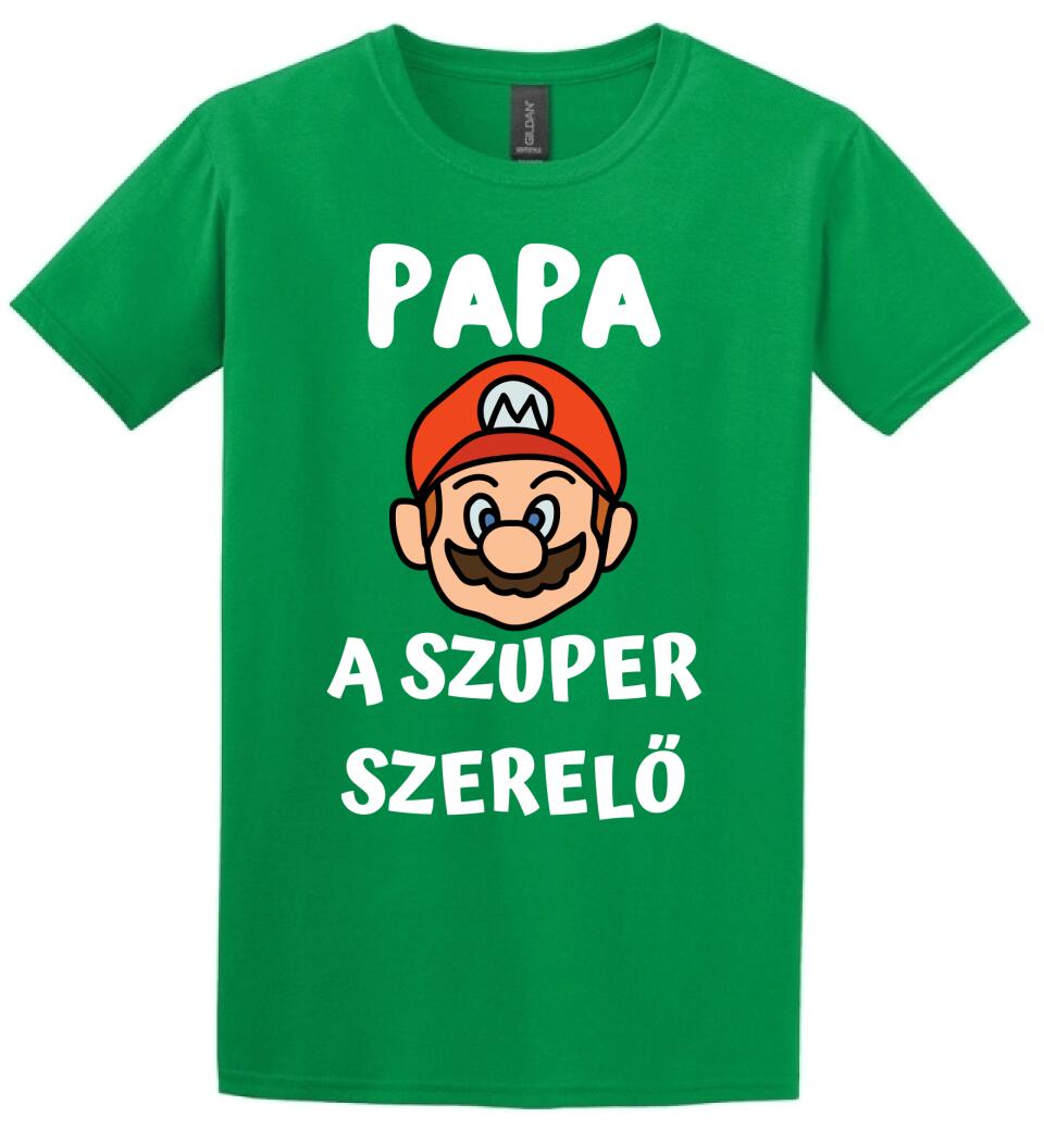 Papa a szerelő póló