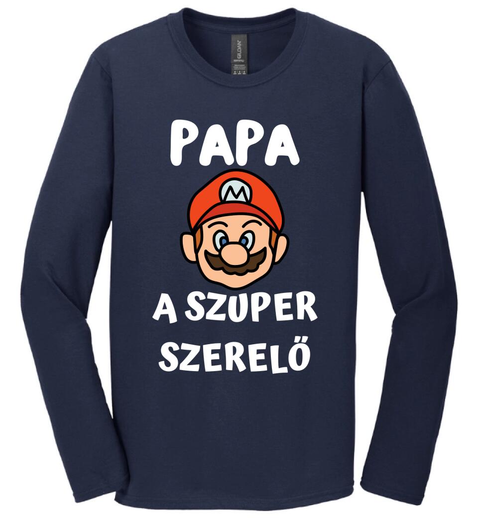 Papa a szerelő póló