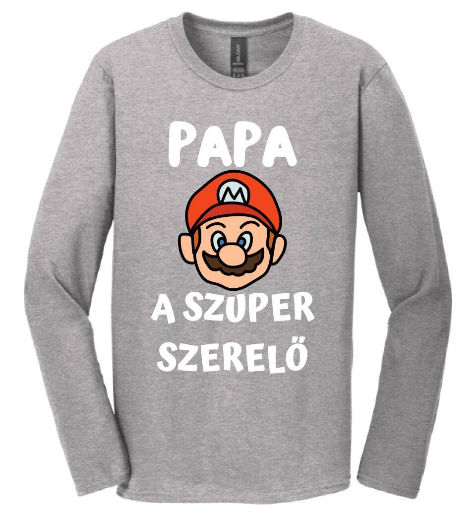 Papa a szerelő póló