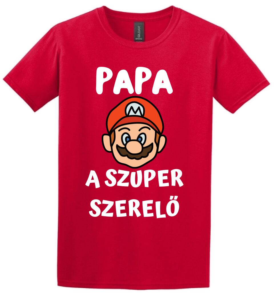 Papa a szerelő póló