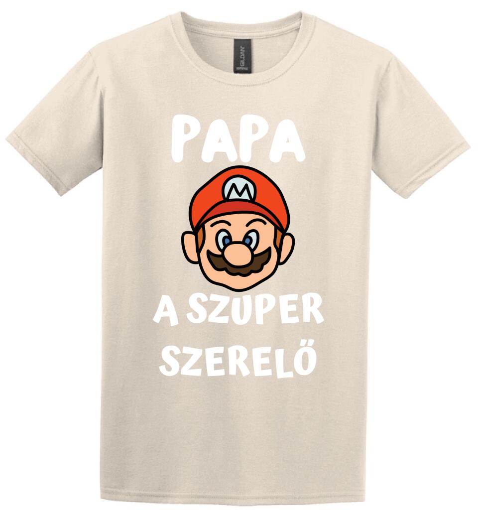 Papa a szerelő póló