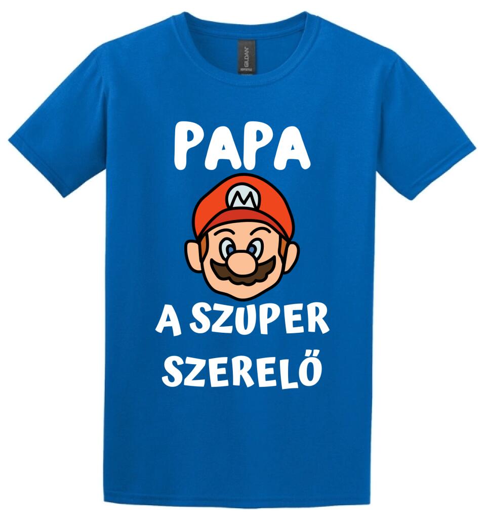 Papa a szerelő póló