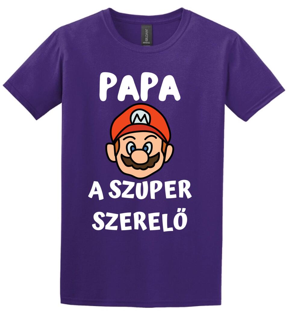 Papa a szerelő póló