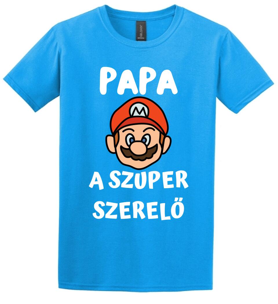Papa a szerelő póló