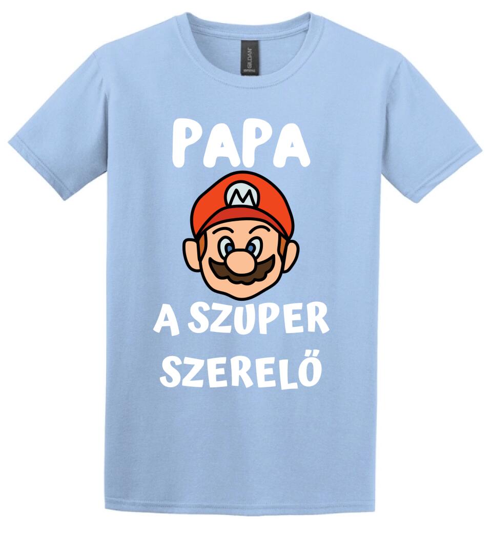 Papa a szerelő póló