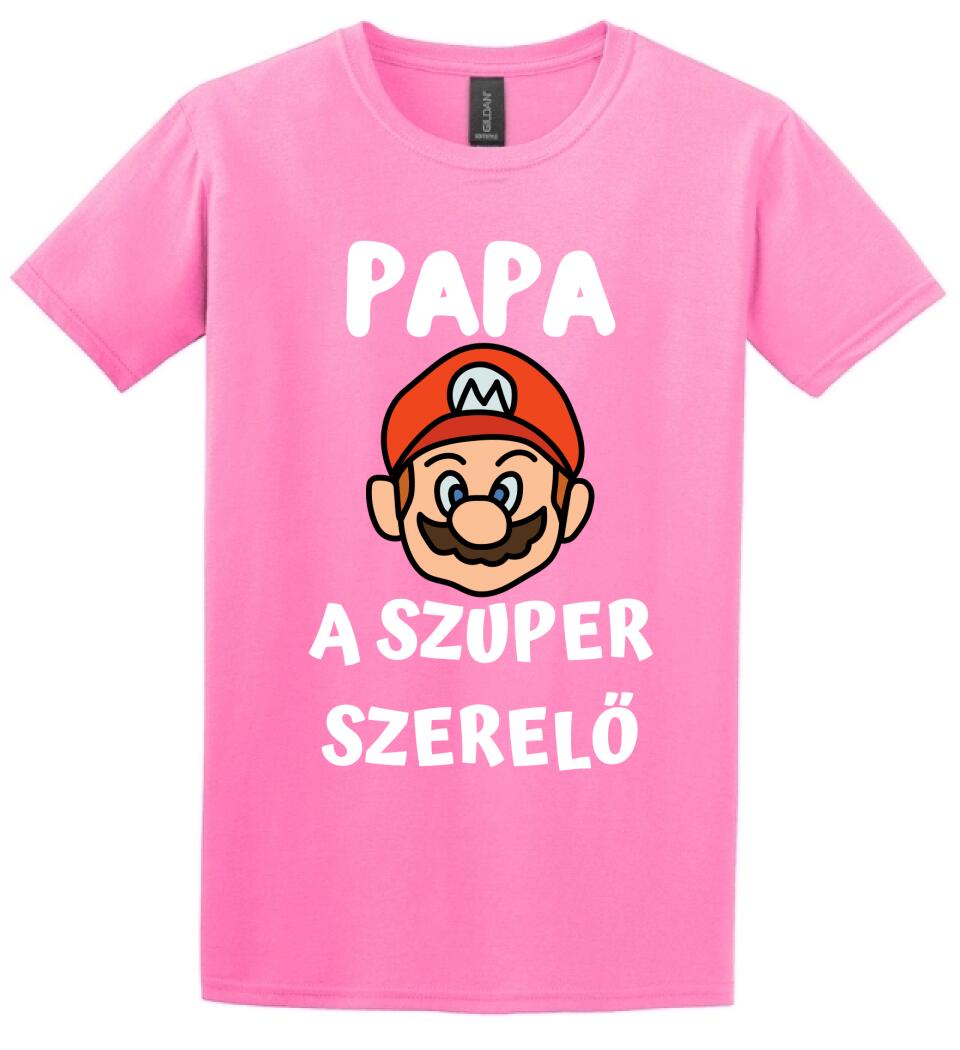 Papa a szerelő póló