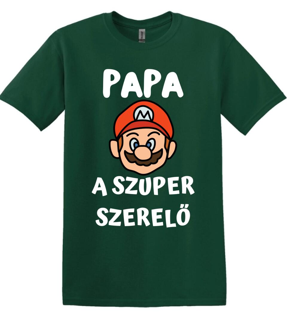 Papa a szerelő póló