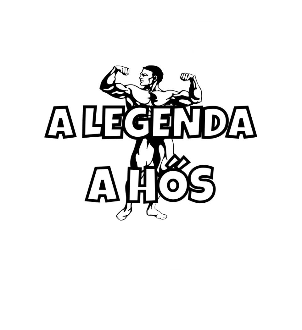 Férfi, legenda hős, apa póló