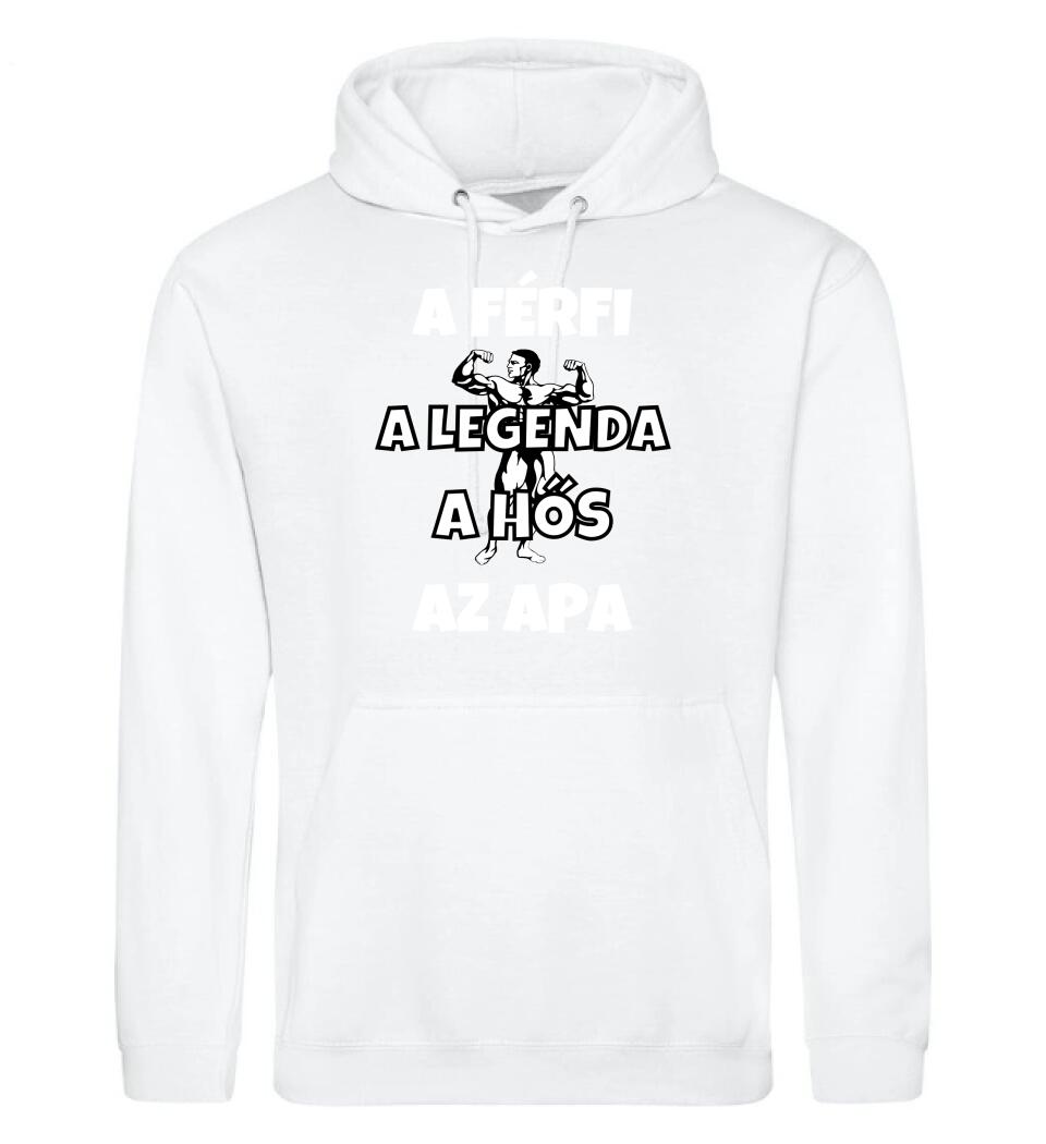 Férfi, legenda hős, apa póló