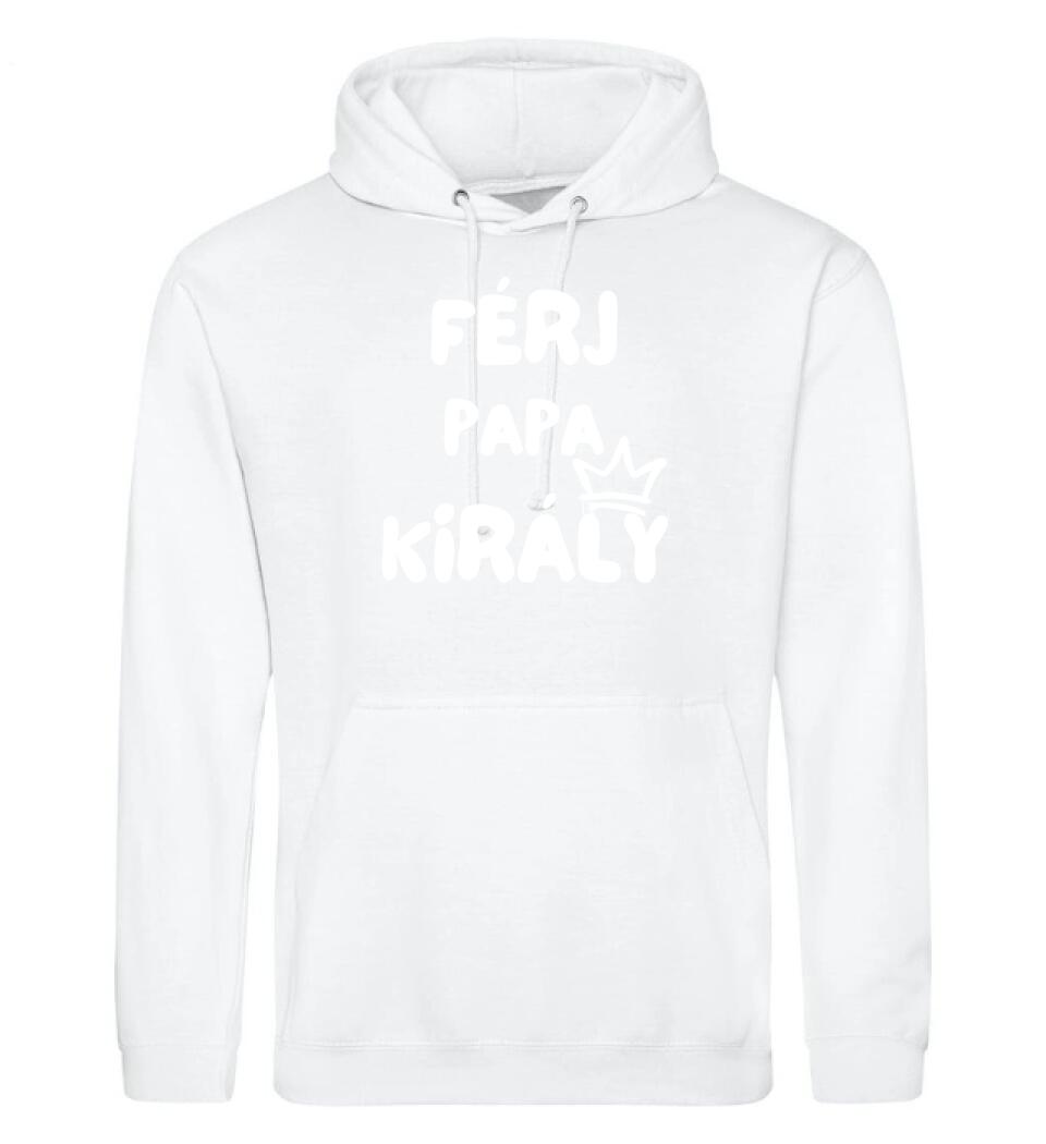 Férj, papa, király póló