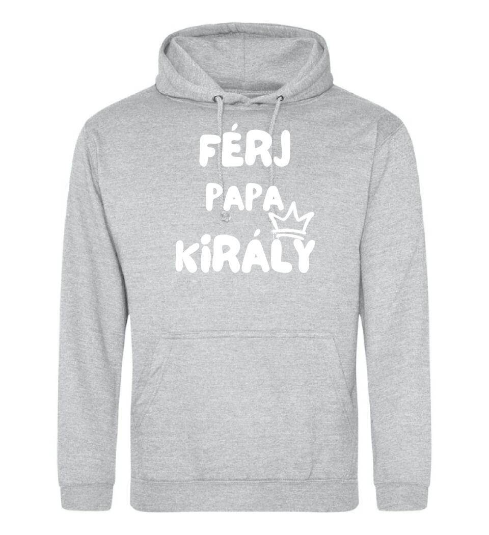 Férj, papa, király póló