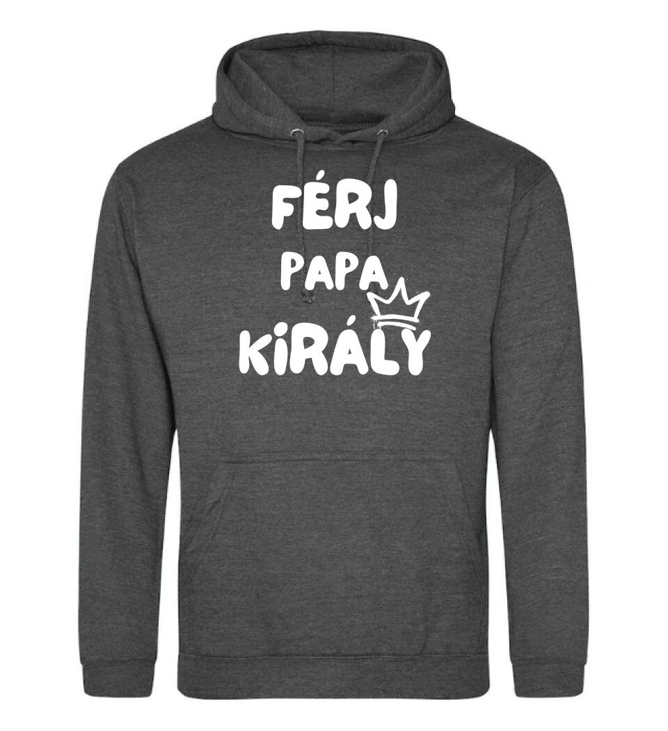 Férj, papa, király póló