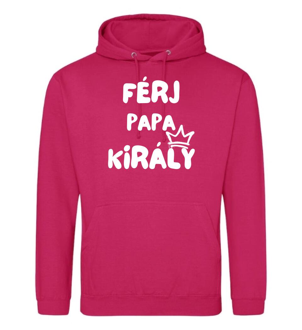 Férj, papa, király póló