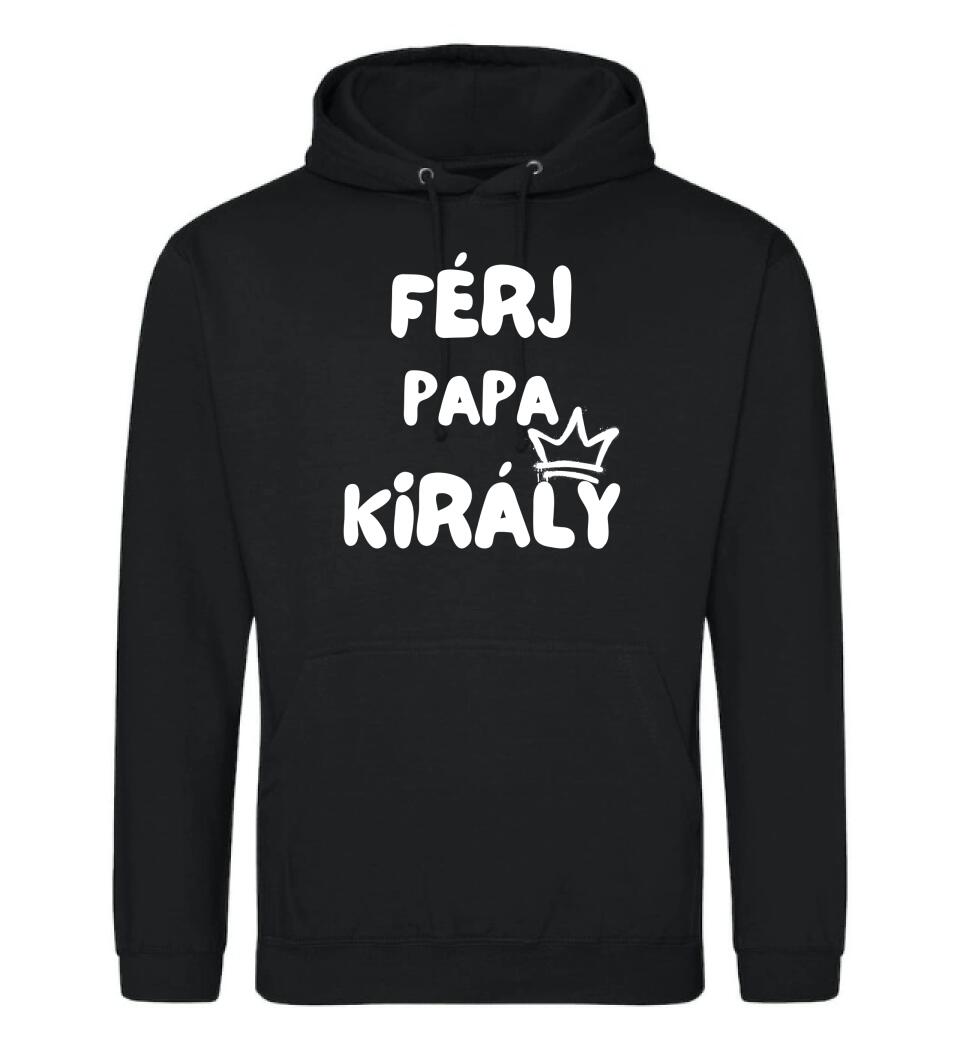 Férj, papa, király póló