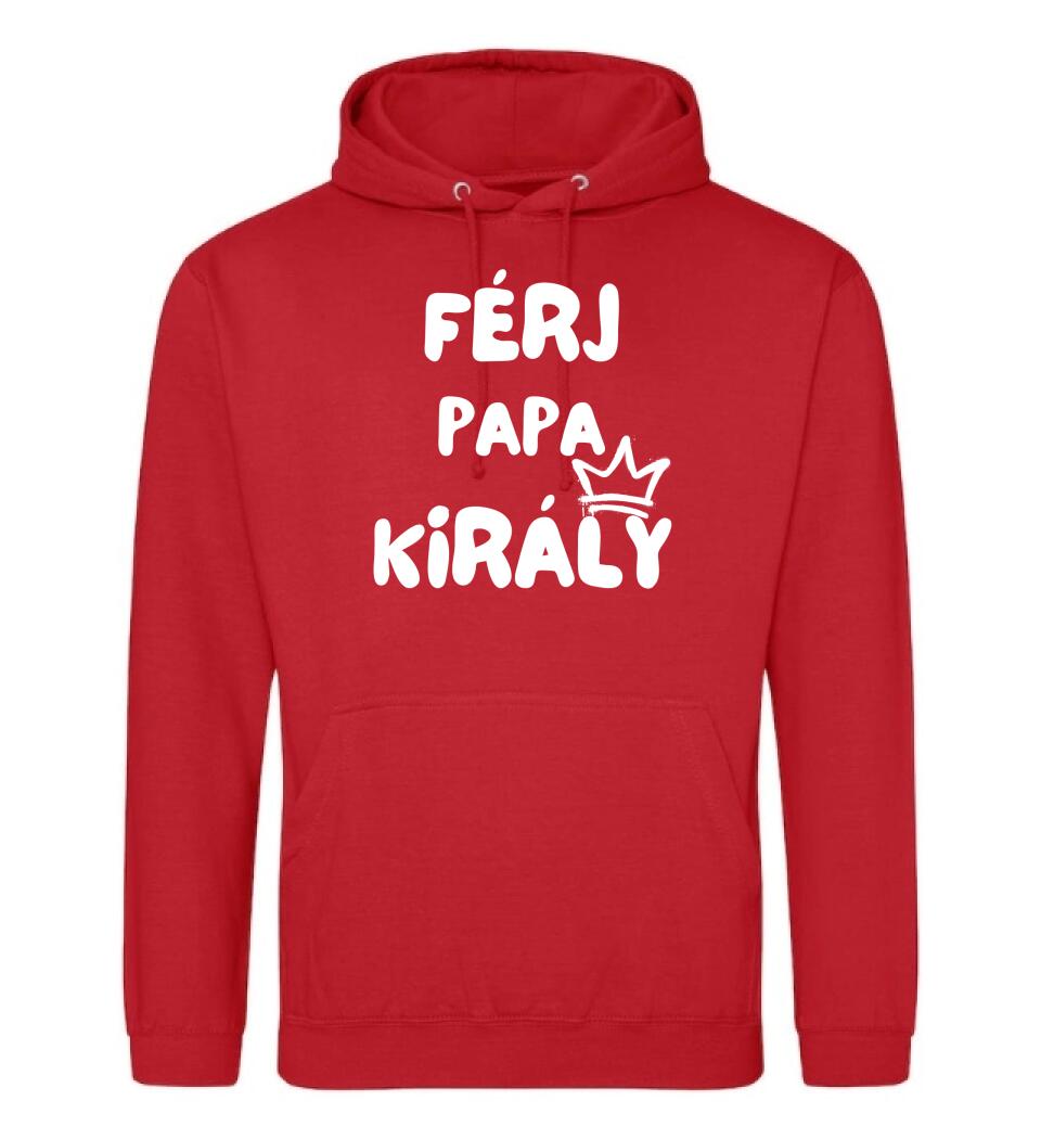 Férj, papa, király póló