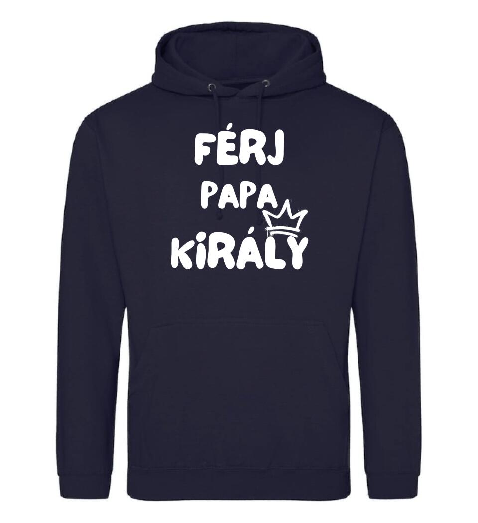 Férj, papa, király póló