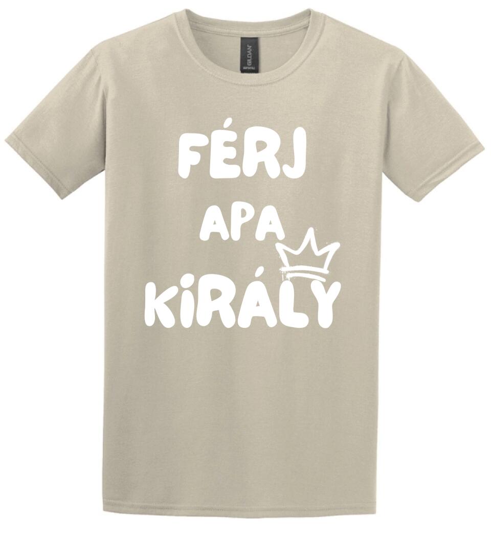 Férj, apa, király póló