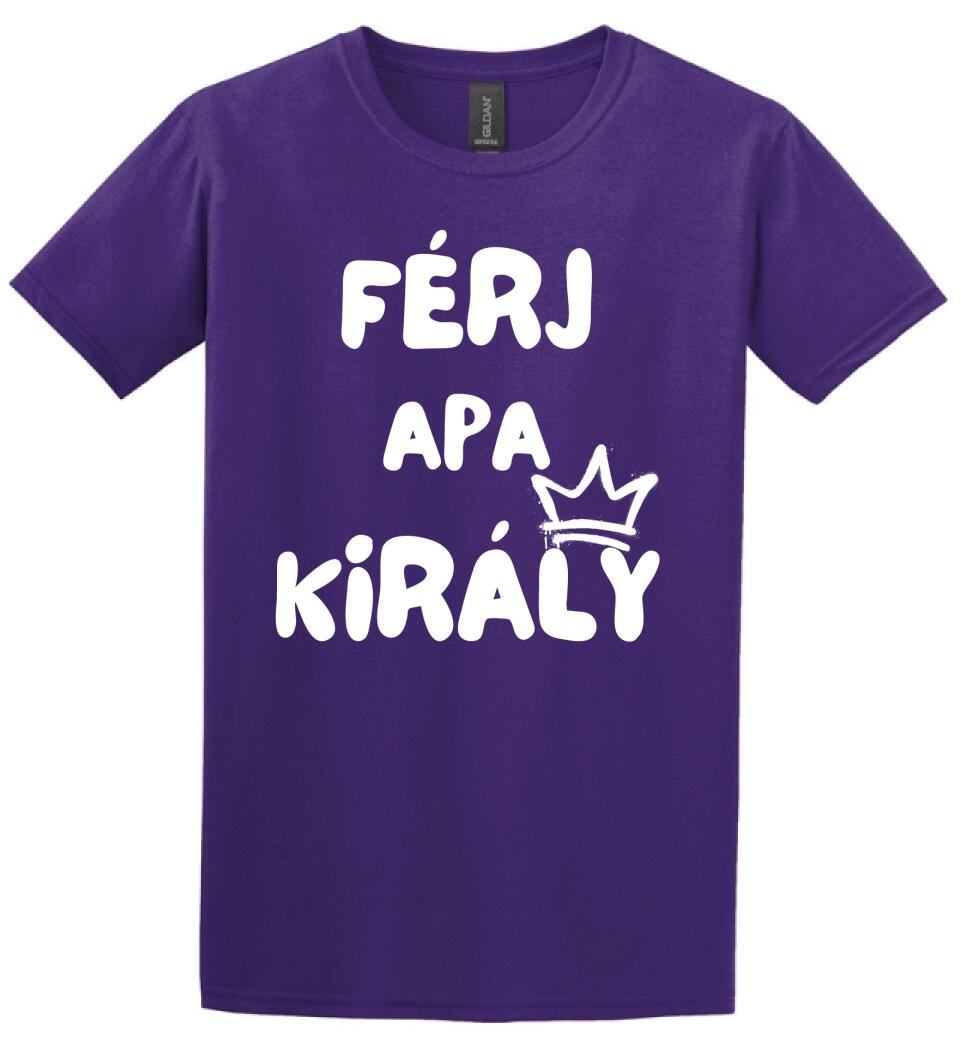 Férj, apa, király póló