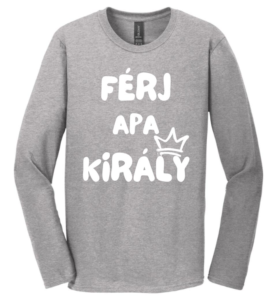 Férj, apa, király póló
