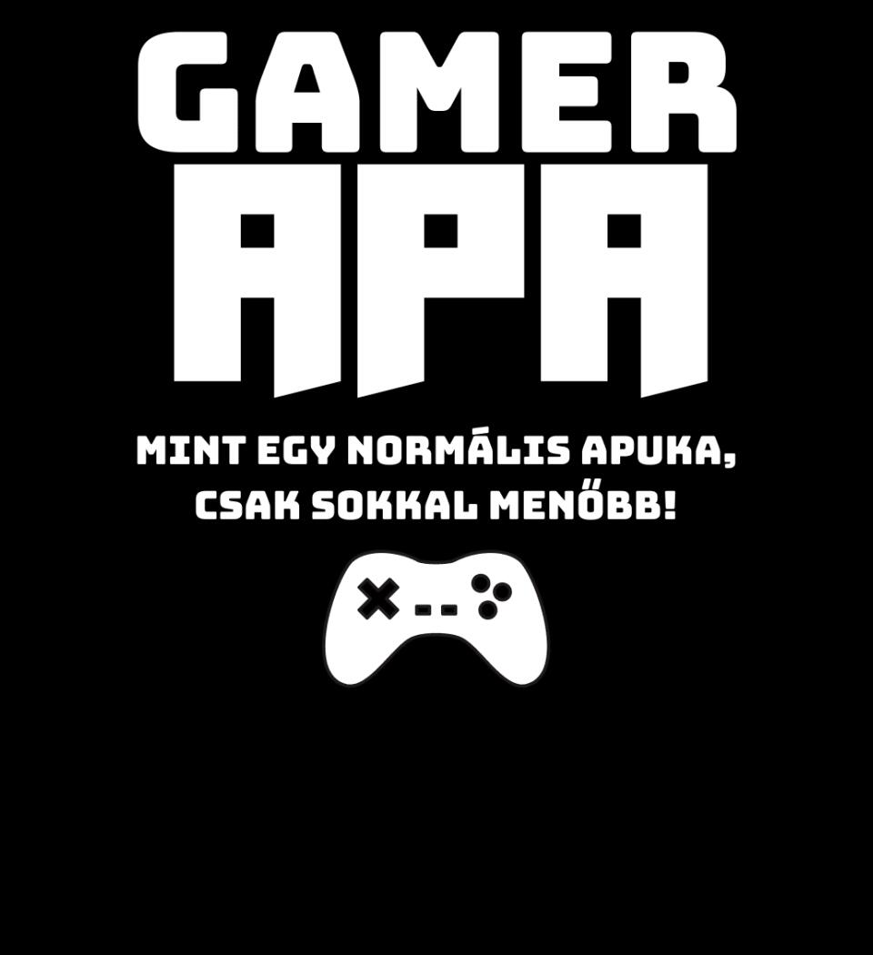 Gamer apa póló