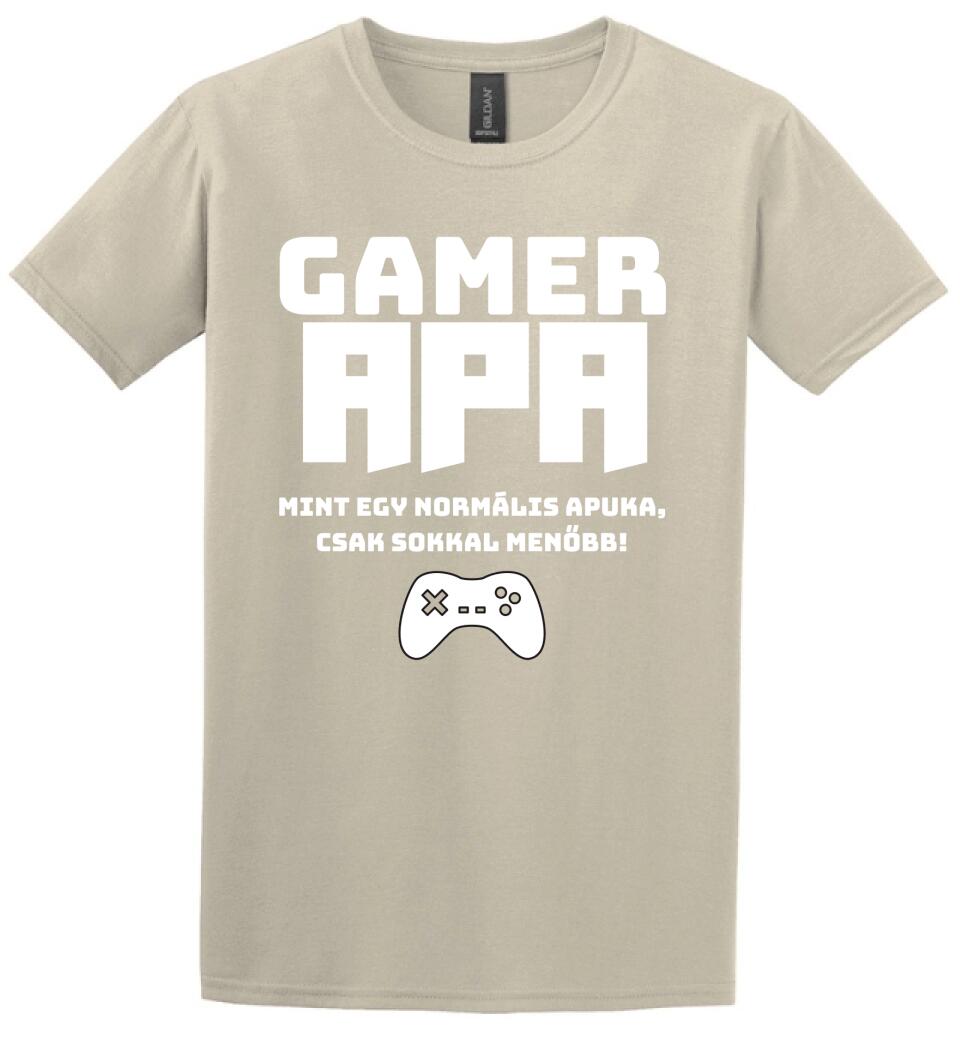 Gamer apa póló