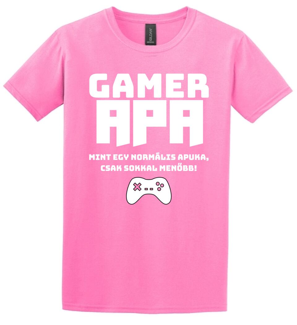 Gamer apa póló