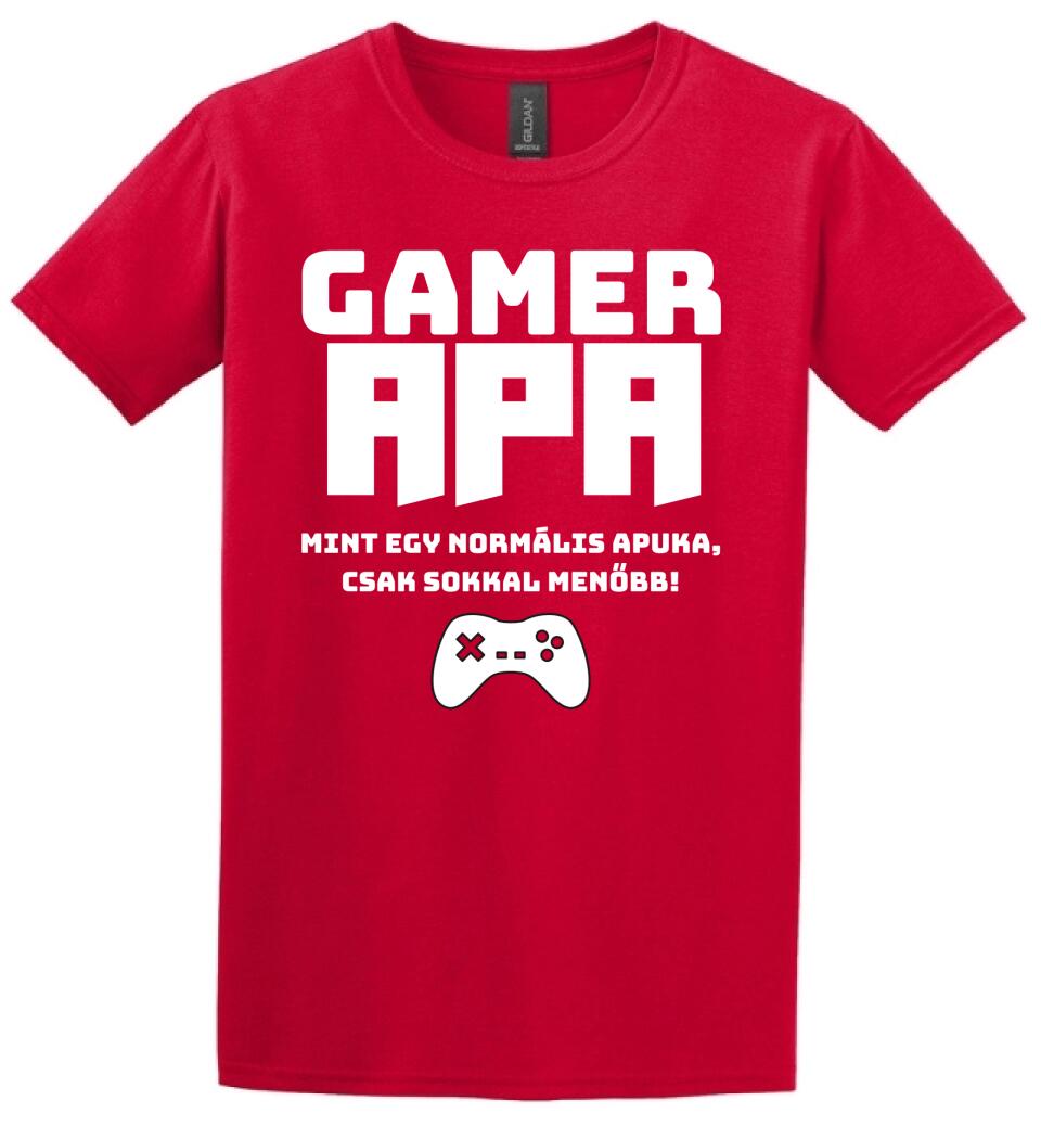 Gamer apa póló