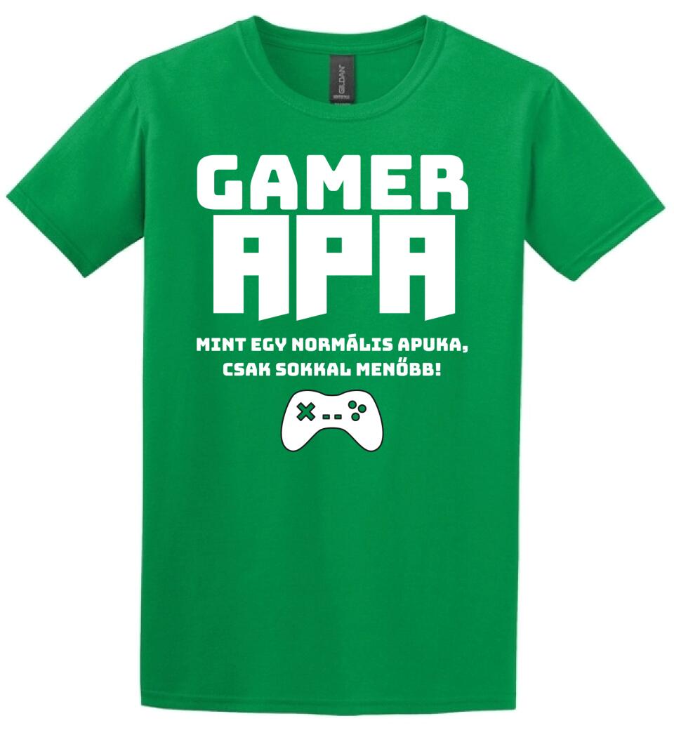 Gamer apa póló