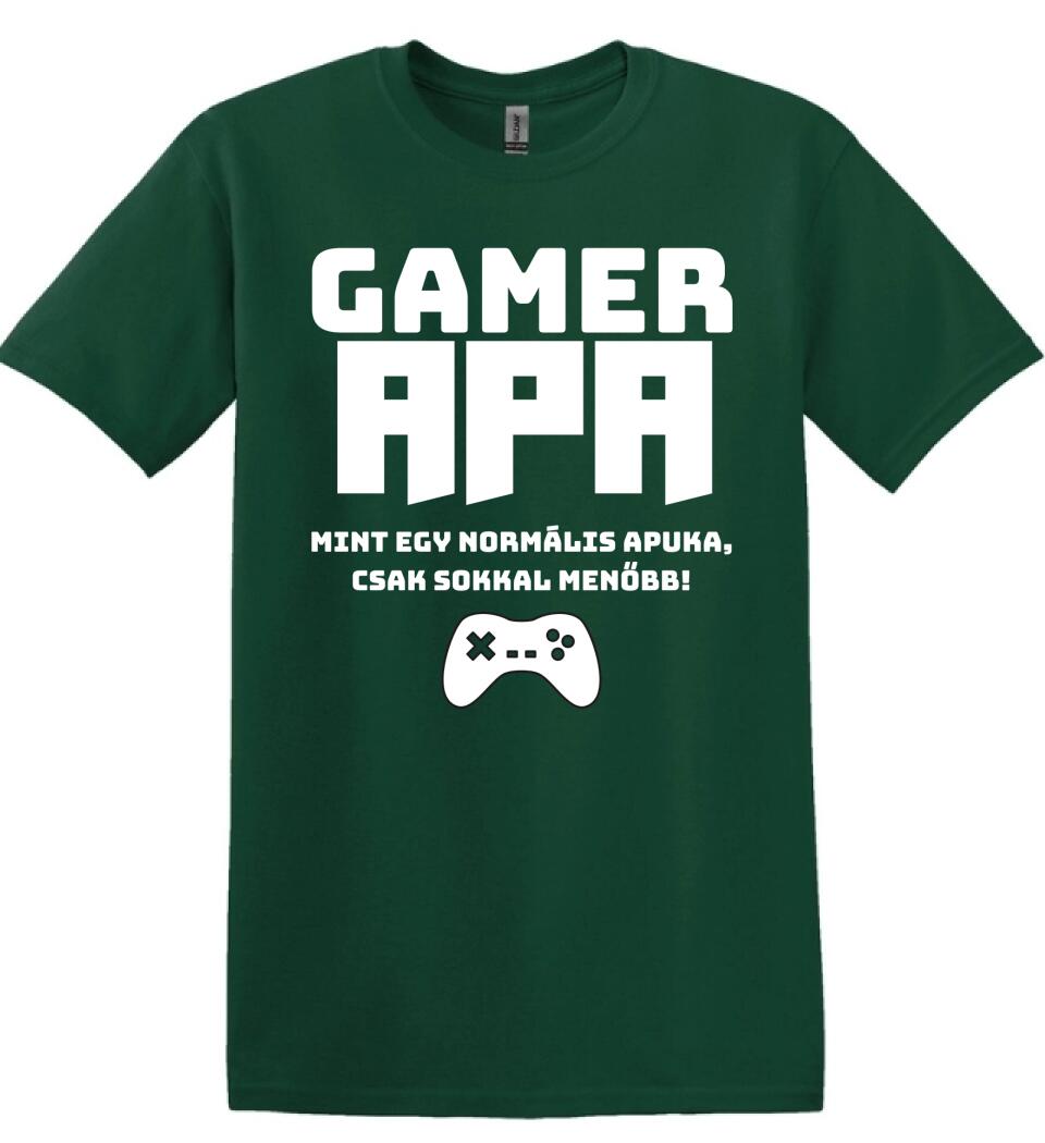 Gamer apa póló
